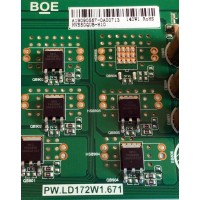 LED DRIVER PARA TV VIZIO / NUMERO DE PARTE 60101-03421 / PW.LD172W1.671 / HV550QUB-H10 / A19090567 / 4300034262 / M556-G4 / PANEL BOEI550WU1_H / MODELOS M556-G4 / M556-G4 LBNFQN / M556-G4 LBNFQNAV / M556-G4 LBPFQNBW / M556-G4 LBPFQNBV