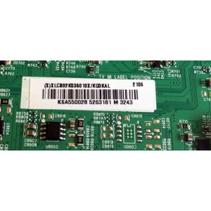 MAIN PARA TV VIZIO QUANTUM 4K HDR SMART TV / NUMERO DE PARTE 756TXLCB02K036 / XLCB02K036 / 715GB778-M0C-B00-004Y / (X)XLCB02K036010X / PANEL TPT550WR-QVN10.U REV:SB0V / MODELO M55Q6-J01 / M55Q6-J01 LTCWG8 / M55Q6-J01 LTCWG8KX