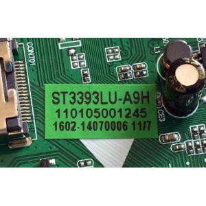 MAIN PARA TV ELEMENT / NUMERO DE PARTE SY14666 / ST3393LU-A9H / 890-M00-06N78 / LSC550HJ07-SY1439C / MS-1E198407 / 110105001245 / 1602-14070006 / MODELO ELEFW605