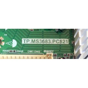 MAIN FUENTE (COMBO) PARA TV SCEPTRE / NUMERO DE PARTE A19083340 / TP.MS3683.PC821 / HV430QUB-N1A / PANEL HV430QUB-N41 / MODELO U435CV-U UOTV83BA