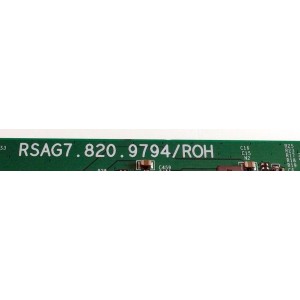 MAIN PARA TV HISENSE·ROKU TV 4K·UHD·HDR / NUMERO DE PARTE 274776 / RSAG7.820.9794/ROH / 264185 / HU75A6170FUWR / H41802PNG49A1 / PANEL HD750S3U72-TAB1\S1\GM\ROH / MODELO 75R6E3 / 75R6E3 HU75A6170FUWR
