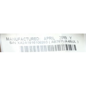 MAIN PARA TV PHILIPS NUMERO DE PARTE AB78TUA-65UL / BAB78ZG0401 1 / B78TD0F907200605 / MODELO 65PFL5604/F7