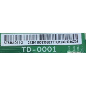 T-CON PARA TV SONY NUMERO DE PARTE ST5461D11-2 / TD-0001 / 34291100930B21T / PANEL YDBM055DCS11 / MODELO XR-55X90J / KD-55X85J / KD-55X85K