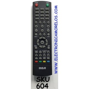 CONTROL REMOTO PARA TV RCA / NUMERO DE PARTE IECR03 / UM-4AAA/IECR03