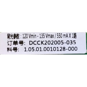 MAIN FUENTE (COMBO) PARA TV SCEPTRE 4K UHD / NUMERO DE PARTE DCCK202005-035 / TP.MS3458.PC757 / Z20061315 / 1.05.01.0010128-000 / PANEL DXCV500U2-T01-V01 / CV500U2-T01-V01  / MODELO W50 / W50 U515CV-UMR