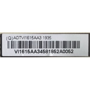 FUENTE PARA TV NEC NUMERO DE PARTE ADTVI1615AA3 / 715G9384-P01-002-0H3S / (Q) ADTVI1615AA3 / PANEL TPT500U1-QVN03.U REV:S5B0AG / MODELO E507Q