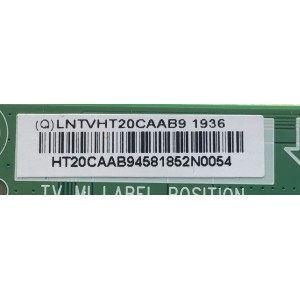 LED DRIVER PARA TV NEC NUMERO DE PARTE LNTVHT20CAAB9 / 715G93G5-P01-001-004T / (Q) LNTVHT20CAAB9 / PANEL TPT500U1-QVN03.U REV:S5B0AG / MODELO E507Q