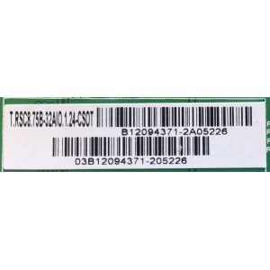 MAIN PARA TV WESTINGHOUSE NUMERO DE PARTE B12094371 / T.RSC8.75B / B12094371-2A05226 / MODELO UW32S3PW