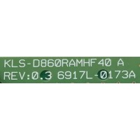 LED DRIVER PARA MONITOR LG NUMERO DE PARTE 6917L-0173A / KLS-D860RAMHF 40 B / PANEL LD860DBN-UJA1 / MODELO 86BH5C-B