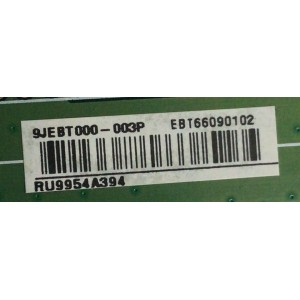 MAIN PARA TV LG NUMERO DE PARTE EBT66090102 / EAX68253604 / 9JEBT000-003P / RU9954A394 / PANEL NC750DQE-ABGR3 / MODELO 75NANO80UNA.BUSVLKR / 75NANO80UNA