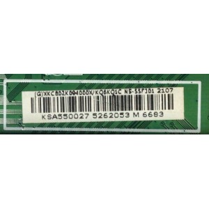 MAIN PARA TV INSIGNIA NUMERO DE PARTE XKCB02K094 / 715GA715-M01-B00-005G / (G)XKCB02K094000X / PANEL TPT550U1-QVN05.U REV:S57B1BC / NUMERO DE DISPLAY T550QVN05.7 / MODELO NS-55F301NA22