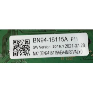 MAIN PARA TV SAMSUNG NUMERO DE PARTE BN94-16115A / BN41-02751B / BN97-17444G / BN96-52987A / PANEL CY-BT043HGHV3H / MODELO UN43TU700DFXZA CB09 / UN43TU700DFXZA / UN43TU700DF