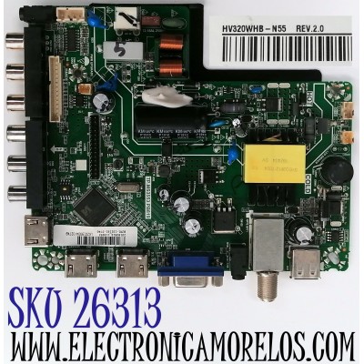 MAIN FUENTE ((COMBO)) PARA TV ATVIO / NUMERO DE PARTE BJM1-132162-3T4G / TP.MS3553.PB819 / LK2019004G / LK2019004 / 20190513_113652 / PANEL G320SD4LTY-196 / VVH32L147G22LTY / DISPLAY HV320WHB-N55 / MODELO ATV-32