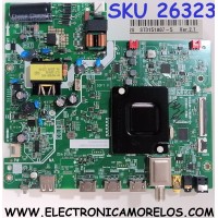 MAIN FUENTE ((COMBO)) PARA TV TCL HD ((ROKU TV)) / NUMERO DE PARTE 30800-000625 / 40-MR16X1-MPB2HG / 30801-000585 / 11602-500655 / MR16X1 / V8-MR16K01-LF / DISPLAY ST3151A07-5 VER.2.1 / MODELO 32S355