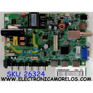 MAIN FUENTE ((COMBO)) PARA TV JVC HD / NUMERO DE PARTE 515C35533M12 /  MS36635-ZC01-01 / 20200809 / 1010424850 / M12/2010068903/15 / DISPLAY V320BJ8-Q01 REV.C1 / LT-32MAW200