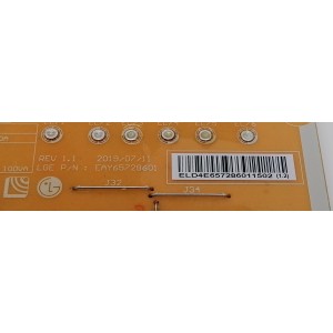 FUENTE DE PODER PARA MONITOR PROFESIONAL LG / NUMERO DE PARTE EAY65728601 / LGP43-19UL6-IT / 65728601 / PANEL ND430EQG-SAHRA / MODELO 43UH5F-HJ / 43UH5F-HJ.AUSNDJM