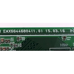 MAIN PARA TV LG ((SMART TV)) / NUMERO DE PARTE EBU63427804 / EAX66446804 / 63427804 / EAX66446804(1.0) / PANEL NC320DXN-VSBP5 / MODELO 32LF595B-UB / 32LF595B-UB.BUSMLJM