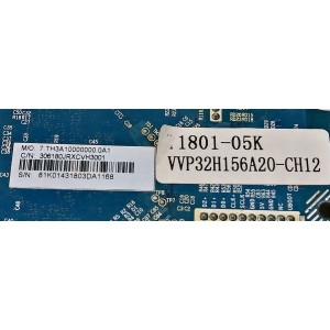 MAIN FUENTE ((COMBO)) PARA TV RCA / NUMERO DE PARTE 200370000010 / CV3700H-A42 / RTV32Z2S / 49364 / DISPLAY VVP32H156A20 / MODELO RTV32Z2SM