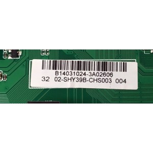 MAIN FUENTE ((COMBO)) PARA TV SANYO / NUMERO DE PARTE 02-SHY39B-CHS003 / TP.MS3393.P77 / 3MS3393X / B14031024 / MODELO DP32C53M