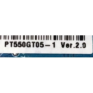 MAIN PARA TV WESTINGHOUSE 4K·UHD·HDR ((ROKU TV)) / NUMERO DE PARTE 260102018580 / CV817-KH / 7.T817KH220000.0D0 / CBK15632211DA0261 / DISPLAY PT550GT05-1 VER.2.0 / MODELO WR55UX4212