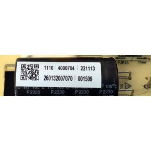 FUENTE DE PODER PARA TV WESTINGHOUSE / NUMERO DE PARTE 260132007070 / HKC-LEDTV-P55 / CVB55004A1 / 7.TB55004A1D00.A40 / CEM-1/10Z/1.6MM / 20220416 REV:1.3 / DISPLAY PT550GT05-1 VER.2.0 / MODELO WR55UX4212