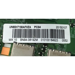 MAIN PARA TV SAMSUNG FHD ((SMART TV)) / NUMERO DE PARTE BN94-08192M / BN41-02157B / BN97-08922T / BN9408192M / MODELO UN65H7150 / UN65H7150AFXZA