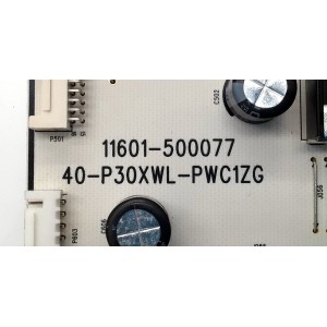 FUENTE DE PODER PARA TV TCL QLED / NUMERO DE PARTE 30805-000297 / 40-P30XWL-PWC1ZG / 11601-500077 / P30XW / PANEL LVU650NDJL CD9W28 V1 / DISPLAY ST6451D08-5 VER.2.1 / MODELO 55Q750G / 65Q750G