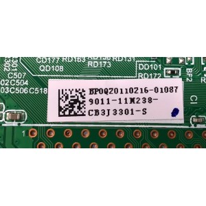 MAIN FUENTE ((COMBO)) PARA TV ATVIO / NUMERO DE PARTE 4715-6683M2-A3233G11 / 9011-11X238-CB3J3301-S / 2E01986B0 / XSDZ9011RA0 / BPOQ20110216 / DISPLAY V320BJ8-Q01 REV.C1 / MODELO ATV-32SM