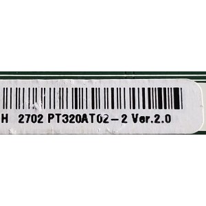 MAIN FUENTE ((COMBO)) PARA TV WESTINGHOUSE·ROKU TV HD / NUMERO DE PARTE 260104029560 / CV816-K42 / 7.D816K4212000.2A2 / C7Y09972208DA / P02EE08070101B / CQC16001148501 / PANEL HK315LEDM-JH4ZH / DISPLAY PT320AT02-2 VER.2.0 / MODELO WR32HX2210