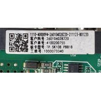 MAIN FUENTE ((COMBO)) PARA TV WESTINGHOUSE / NUMERO DE PARTE 260104028220 / TP.SK108.PB818 / 4100200755 / 1000073340 / 192E213111A / E248237 / B21119089 / PANEL HK315LEDM-JH800 / DISPLAY PT320AT03-1 VER.1.B / MODELO WD32HX1201