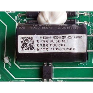MAIN FUENTE ((COMBO)) PARA TV ELEMENT / NUMERO DE PARTE 260104016670 / TP.MS3553.PB819 / E203640 / 2605634A0 / DISPLAY PT320AT03-1 VER.1.9 / MODELO 32''