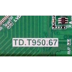 MAIN PARA TV INSIGNIA HD ((FIRE TV)) / NUMERO DE PARTE 098009001730 / TD.950.67 / 363268520395 / 0980-0900-1730 / 89N020N3128080A / DISPLAY T320XVN02.G / MODELO NS-32F201NA22