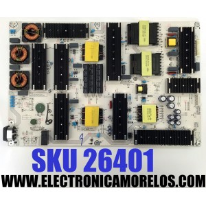 FUENTE DE PODER PARA TV HISENSE QLED / NUMERO DE PARTE 400926 / RSAG7.820.13064/ROH / 13064-K / E166702 / CQC13134095636 / PANEL HD850H1U51-TBLF\S0\GM\ROH / DISPLAY T850QVN03.4 / MODELO 85QD6N