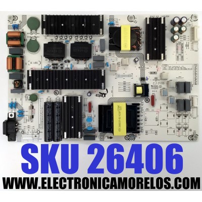  FUENTE DE PODER PARA TV HISENSE QLED / NUMERO DE PARTE 400729 / RSAG7.820.10689/ROH / 10689-W / CQC13134095636 / E166702 / PANEL HD750H1U72-T0LFK1\GM\MCKD3A\ROH / DISPLAY HV750QUB-F91 / MODELOS 75QD6N / 75A7N