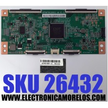 T-CON PARA TV TCL / NUMERO DE PARTE 34291100ET / ST9751D01-4-C-1 / ST9751D01-6 / 34.29110.0ET / D634239A0F-A / D634239AOF-A / 34291100ET2411U / PANEL LVU980NDJL CD9W18 V1 / DISPLAY ST9751D01-4 VER.2.2 / MODELOS 98S550G / 98R754