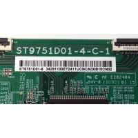 T-CON PARA TV TCL / NUMERO DE PARTE 34291100ET / ST9751D01-4-C-1 / ST9751D01-6 / 34.29110.0ET / D634239A0F-A / D634239AOF-A / 34291100ET2411U / PANEL LVU980NDJL CD9W18 V1 / DISPLAY ST9751D01-4 VER.2.2 / MODELOS 98S550G / 98R754