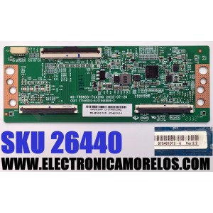 T-CON PARA TV JVC / NUMERO DE PARTE M8-68T603-TC01 / 40-TRD603-TCA2HG / ST5461D12-6 / 12137766TC0642 / IDF202356P / E148158 / CS0T / CSOT / ST6461D06-3 / DISPLAY ST5461D12-6 VER.2.2 / MODELO SI55URF