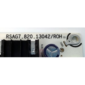 FUENTE DE PODER PARA TV HISENSE / NUMERO DE PARTE 333532 / RSAG7.820.13042/ROH / 13042-A / CQC13134095636 / E166702 / PANEL HD650H1U71-T0L1\S1\GM\ROH / DISPLAY HV650QUB-F70 / MODELO 65A6KV