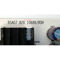 FUENTE DE PODER PARA TV HISENSE / NUMERO DE PARTE 400730 / RSAG7.820.10689/ROH / 10689-S / CQC13134095636 / E166702 / PANEL HD750H1U72-T0L4K1\GM\MCKD3A\ROH / DISPLAY HV750QUB-F91 / MODELO 75A6N