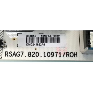 FUENTE DE PODER PARA TV HISENSE ULED / NUMERO DE PARTE 333815 / RSAG7.820.10971/ROH / 10971-L B002 / CQC13134095636 / E166702 / PANEL HD550Y3U51-T0LG\S0\GM\ROH / DISPLAY T550QVN10.0 / MODELO 55U6H