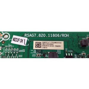 MAIN PARA TV HISENSE 4K·UHD·HDR ((VIDAA)) / NUMERO DE PARTE 344819 / 306839 / RSAG7.820.11806/ROH / 65A53FUV / 65A53FUV(0018) / H41802PNR43A1 / PANEL HD650Y1U72-T0L6\GM\MCKD3A\ROH / DISPLAY HV650QUB-F70 / MODELO 65A7GV