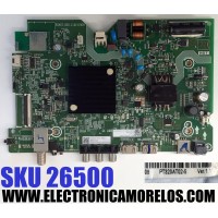 MAIN FUENTE ((COMBO)) PARA TV HISENSE HD ((VIDAA)) / NUMERO DE PARTE 300452 / RSAG7.820.11415/ROH / 32A35EUV / 32A35EUV(0002) / PANEL JHD315X1H62-T0L1\S0\GM\ROH / DISPLAY PT320AT02-5 VER.1.1 / MODELO 32H5G