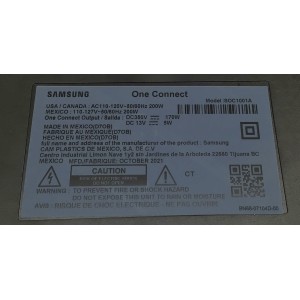 CAJA ONE CONNECT PARA TV SAMSUNG ((NUEVO)) / NUMERO DE PARTE BN96-53951W / BN9653951W / BN44-01066C / BN4401066C / SOC1001A / S0C1001A / BN94-16866D / BN9416866D / MODELOS QN55LS03 / QN55LS03TAFXZA / QN43LS03AAFXZA / QN43LS03ADFXZA / QN50LS03AAFXZA