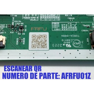 MAIN FUENTE ((COMBO)) PARA TV MAGNAVOX / NUMERO DE PARTE AFRFU01Z / BAFRFYG0201 Z / BAFRFYG0201Z / FRFU / T082A-068A / AFRFUUT-32HB / PANEL UFFF1XT / DISPLAY HV320WHB-F56 REV.4.0 / MODELO 32MV322R / 32MV322R/F7