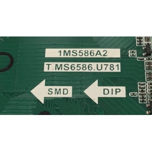 MAIN PARA TV PIONEER HD ((SMART TV)) / NUMERO DE PARTE SVS586TA05-MA200CK / T.MS6586.U781 / 1MS586A2 / V8-MS586NA-LF1V120 / PANEL LC650EGY (SK)(M3) / MODELO PLE-65S08UHD