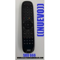 CONTROL PARA TV AOC ((NUEVO)) / NUMERO DE PARTE RC2414704/01 / 3139 238 26571 / CP01 11411 001838 / 398GRABD7NEACR / 1411009199 / PANEL TPM236H3 / DISPLAY HM236WU3-101 / HM236WU3-100 / MODELO LE24D1331