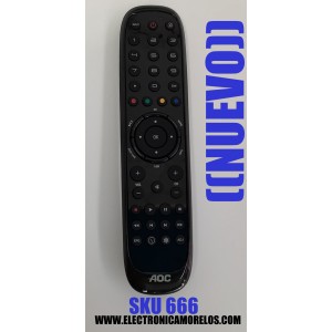 CONTROL PARA TV AOC ((NUEVO)) / NUMERO DE PARTE RC2414704/01 / 3139 238 26571 / CP01 11411 001838 / 398GRABD7NEACR / 1411009199 / PANEL TPM236H3 / DISPLAY HM236WU3-101 / HM236WU3-100 / MODELO LE24D1331