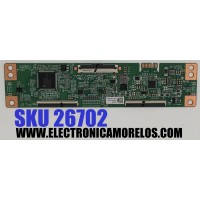 T-CON PARA TV ELEMENT / NUMERO DE PARTE K0032HVZZ / BG0004F00 / 167008745A / ZAZZ / PHD12A0BAY / DISPLAY JR645R3HA7L / MODELO E4AA65R