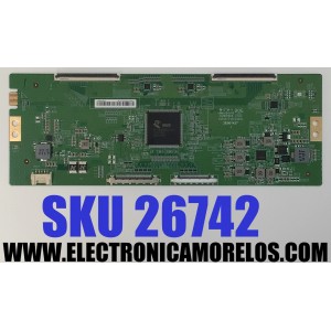 T-CON PARA TV LG / NUMERO DE PARTE 44-9772243 / 47-6021876 / 44-9772243O / 44-97722430 / 2E001427 / 47-6021876 V00 / HV860QUBE1E / PANEL NC860TQF-ABMH1 / DISPLAY HV860QUB-E1E / MODELO 86UR8000AUA / 86UR8000AUA.BUSGLKR