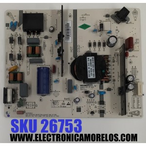 FUENTE DE PODER PARA TV ONN ORIGINAL / NUMERO DE PARTE CH1130D-1MF 600B / PCB:CH1130D-1MF 600B / ST10124232601196 / PANEL C500Y19-5C / MODELOS 100133204 50" / 100012585 50"